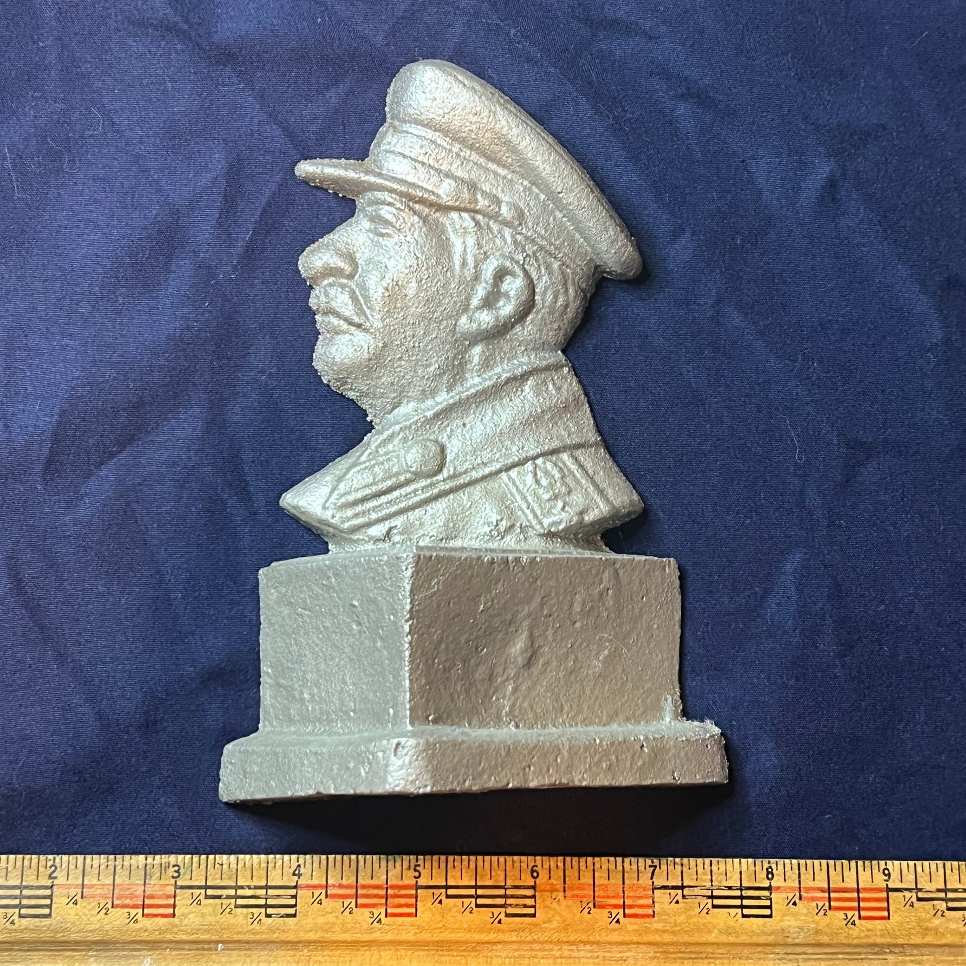 Metal bust of Joseph Stalin (Iosif Jughashvili)