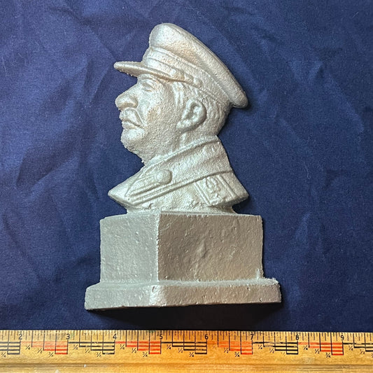 Metal bust of Joseph Stalin (Iosif Jughashvili)