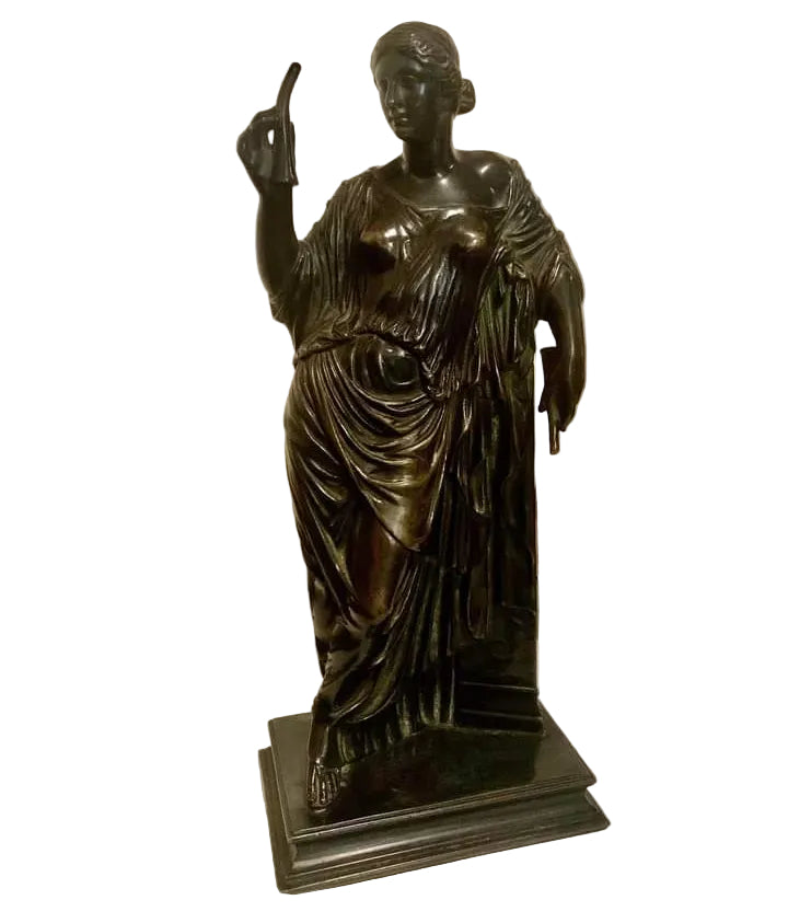 Statuette of the Muse Euterpe - 19th Century Western Europe