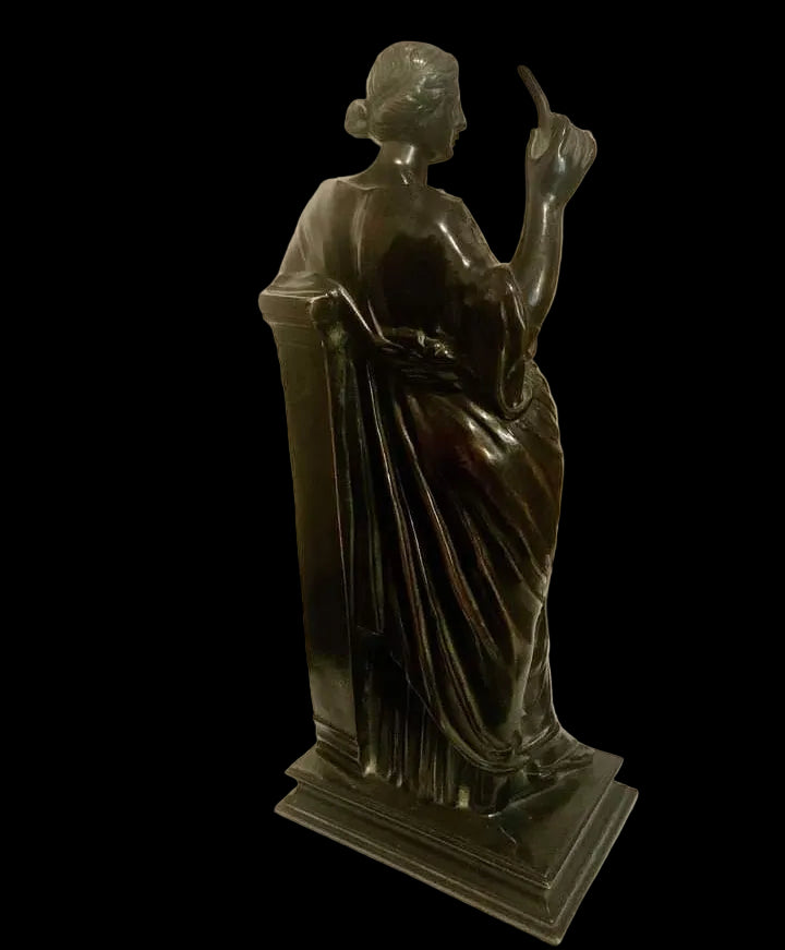 Statuette of the Muse Euterpe - 19th Century Western Europe